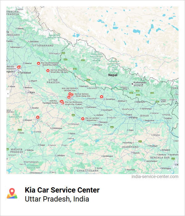 Kia Car Service Center Near Me, Uttar Pradesh, India
