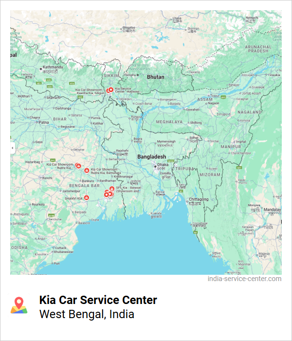 Kia Car Service Center Near Me, West Bengal, India