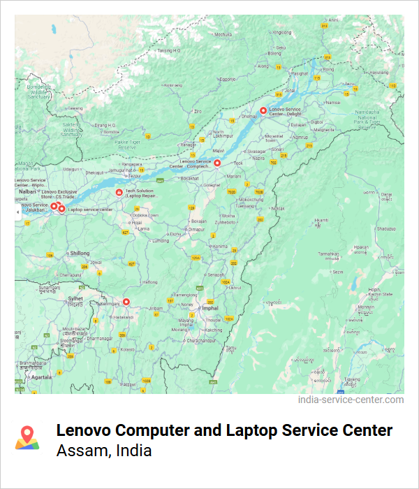 Lenovo Computer and Laptop Service Center Near Me, Assam, India