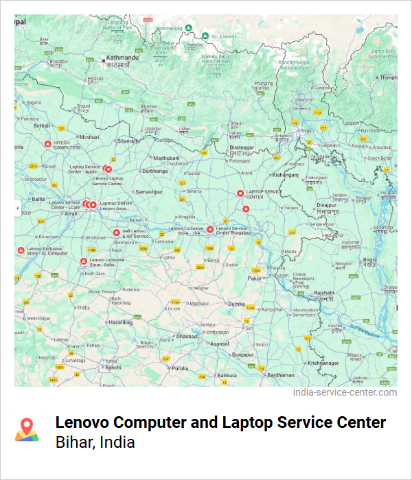 Lenovo Computer and Laptop Service Center Near Me, Bihar, India