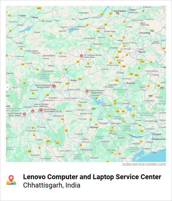 Lenovo Computer and Laptop Service Center Near Me, Chhattisgarh, India