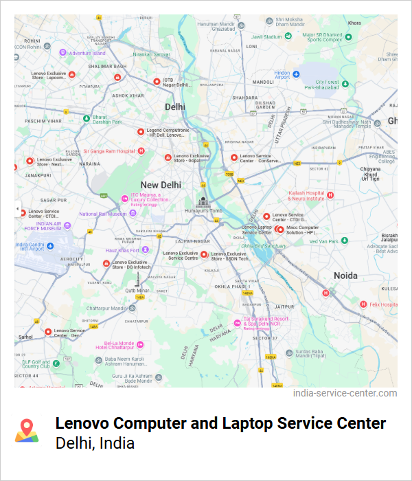 Lenovo Computer and Laptop Service Center Near Me, Delhi, India