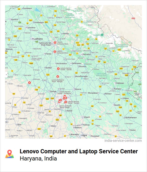 Lenovo Computer and Laptop Service Center Near Me, Haryana, India