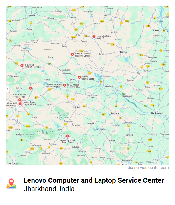 Lenovo Computer and Laptop Service Center Near Me, Jharkhand, India
