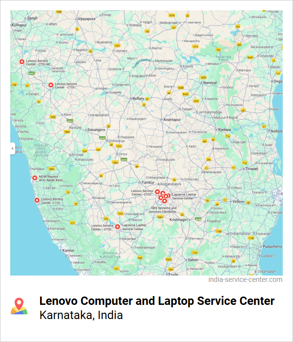 Lenovo Computer and Laptop Service Center Near Me, Karnataka, India