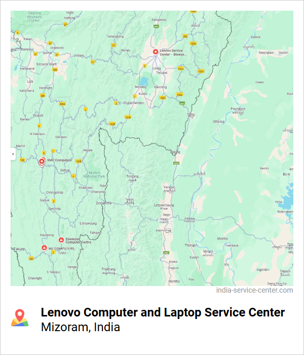 Lenovo Computer and Laptop Service Center Near Me, Mizoram, India