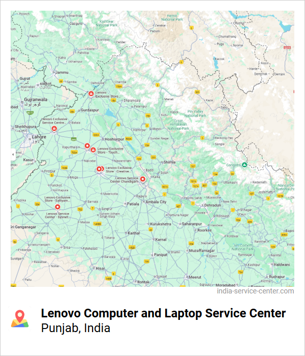 Lenovo Computer and Laptop Service Center Near Me, Punjab, India