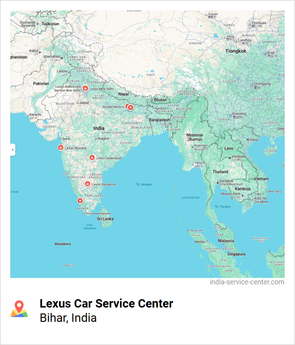 Lexus Car Service Center Near Me, Bihar, India