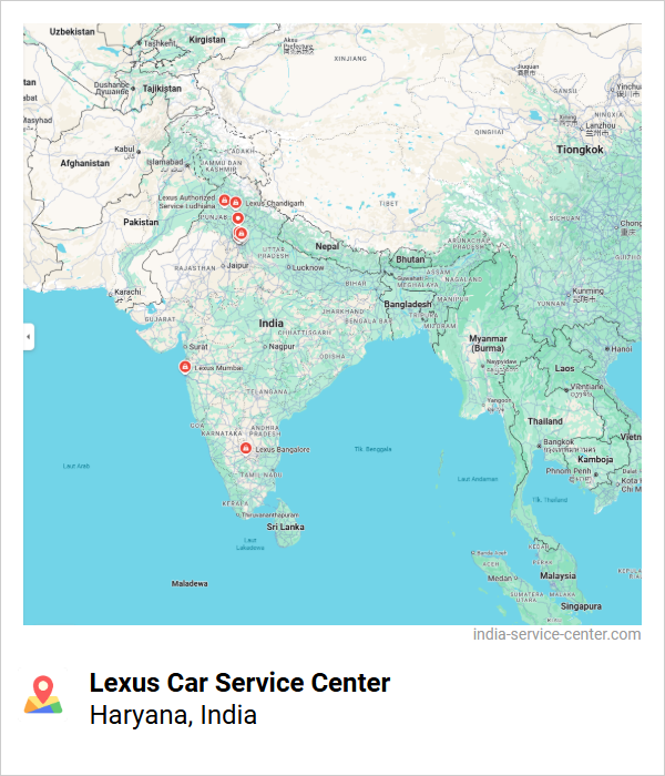 Lexus Car Service Center Near Me, Haryana, India