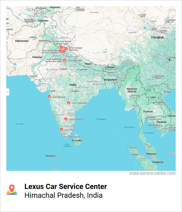 Lexus Car Service Center Near Me, Himachal Pradesh, India