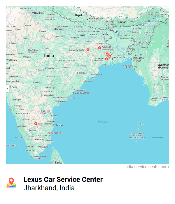Lexus Car Service Center Near Me, Jharkhand, India