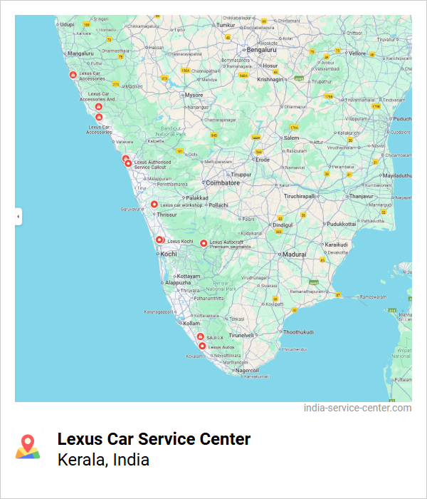 Lexus Car Service Center Near Me, Kerala, India