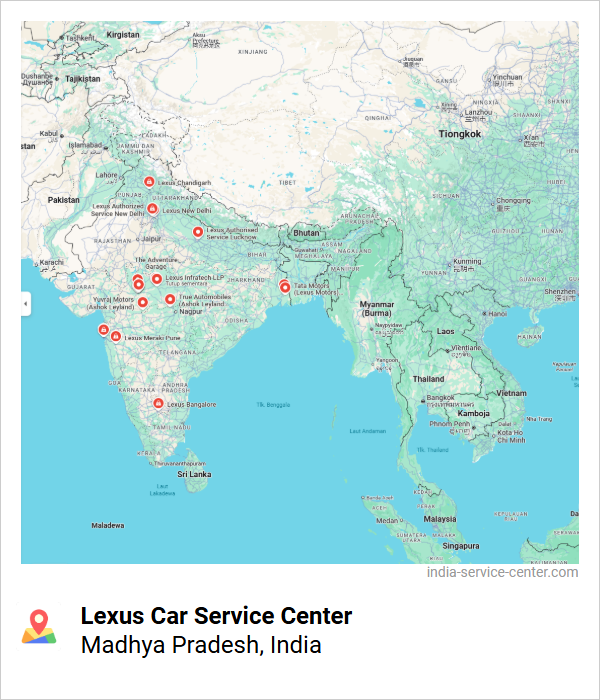 Lexus Car Service Center Near Me, Madhya Pradesh, India