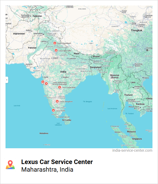 Lexus Car Service Center Near Me, Maharashtra, India