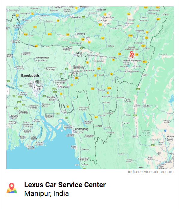 Lexus Car Service Center Near Me, Manipur, India