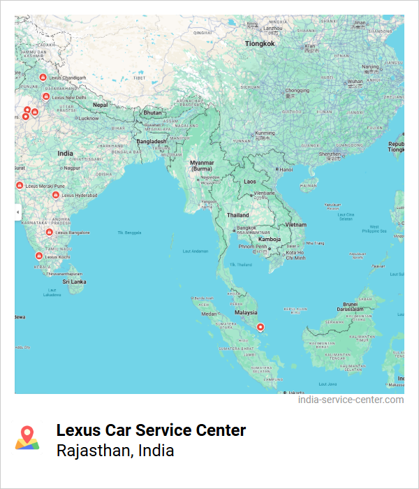 Lexus Car Service Center Near Me, Rajasthan, India