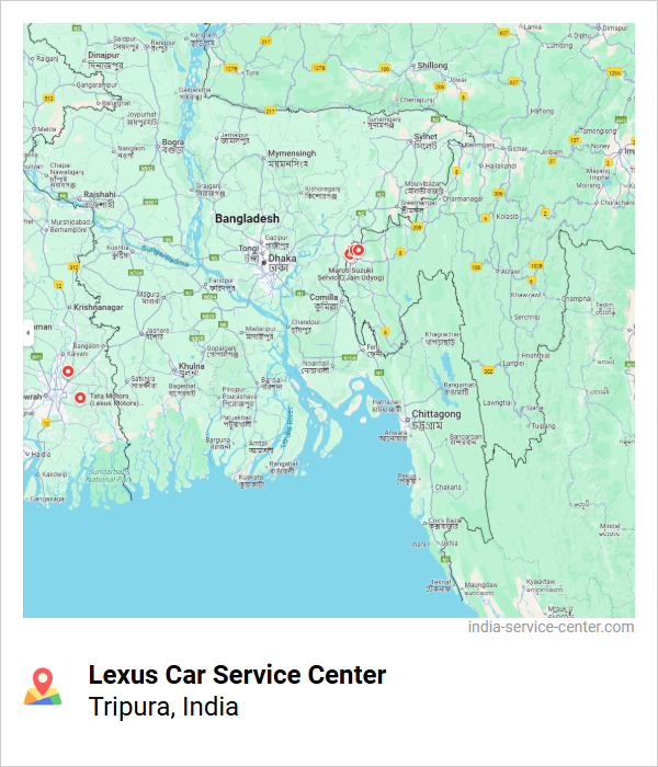 Lexus Car Service Center Near Me, Tripura, India