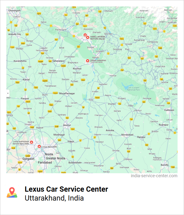 Lexus Car Service Center Near Me, Uttarakhand, India