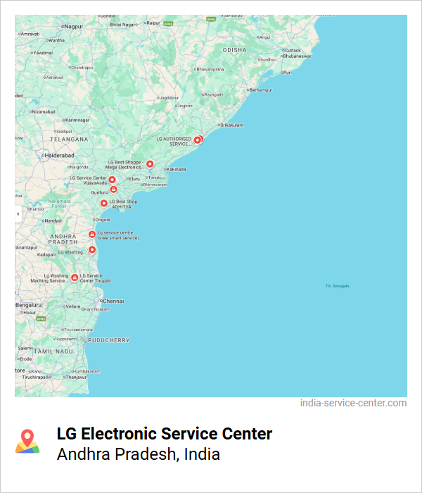 LG Electronic Service Center Near Me, Andhra Pradesh, India