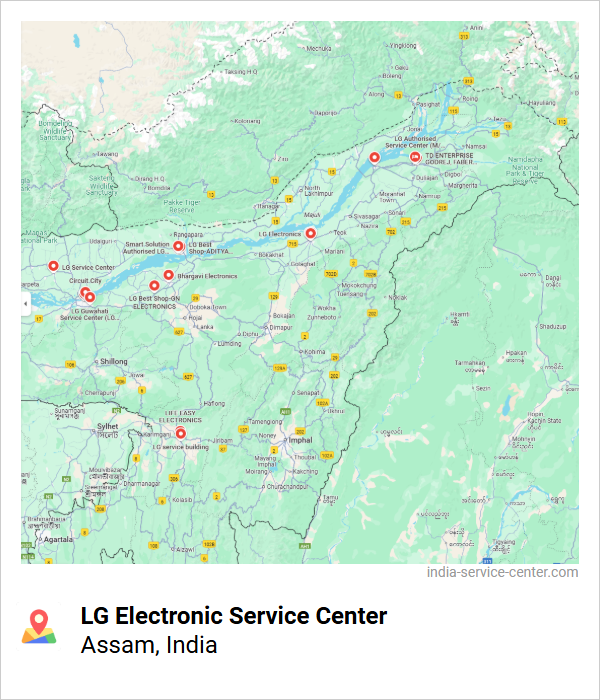 LG Electronic Service Center Near Me, Assam, India