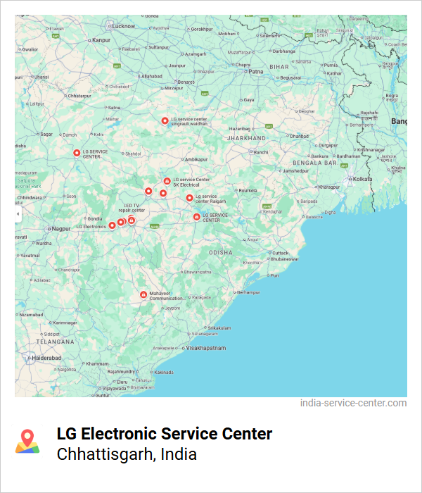 LG Electronic Service Center Near Me, Chhattisgarh, India