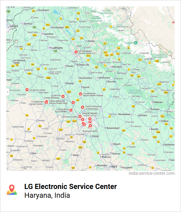 LG Electronic Service Center Near Me, Haryana, India
