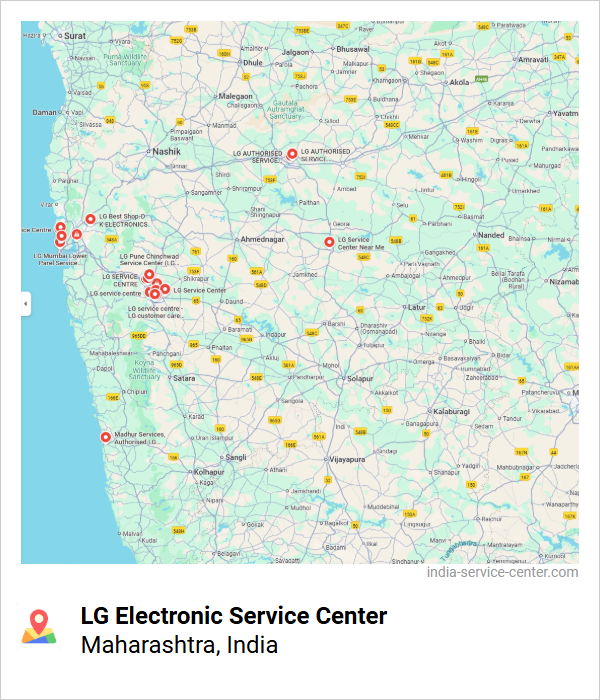 LG Electronic Service Center Near Me, Maharashtra, India