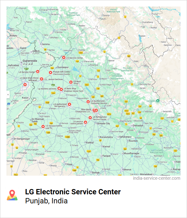 LG Electronic Service Center Near Me, Punjab, India