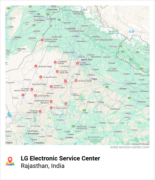 LG Electronic Service Center Near Me, Rajasthan, India
