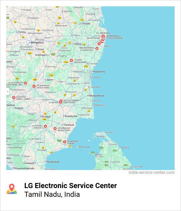 LG Electronic Service Center Near Me, Tamil Nadu, India
