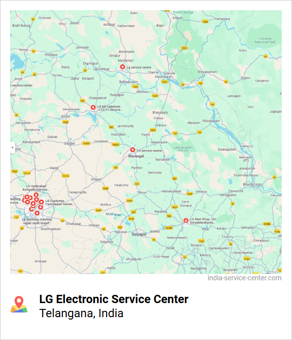 LG Electronic Service Center Near Me, Telangana, India