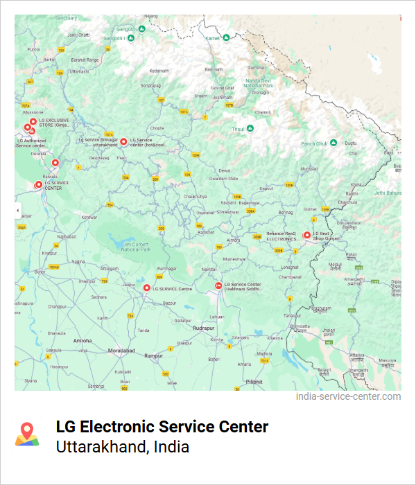 LG Electronic Service Center Near Me, Uttarakhand, India