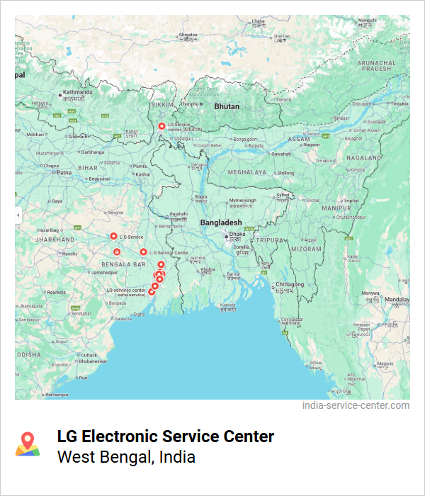 LG Electronic Service Center Near Me, West Bengal, India