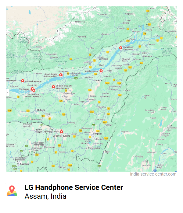 LG Handphone Service Center Near Me, Assam, India