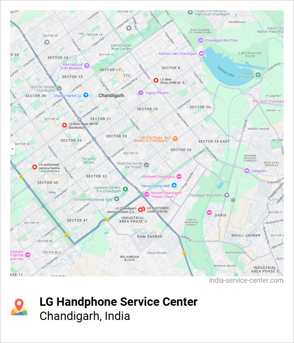 LG Handphone Service Center Near Me, Chandigarh, India
