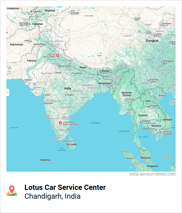 Lotus Car Service Center Near Me, Chandigarh, India