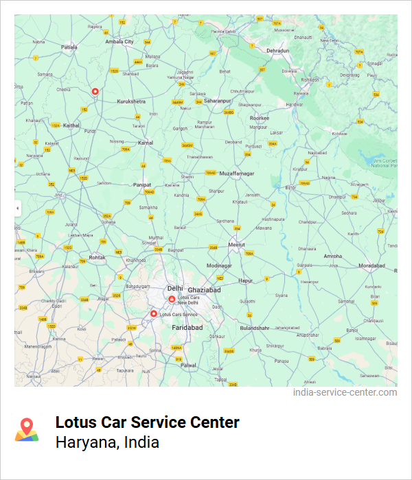 Lotus Car Service Center Near Me, Haryana, India