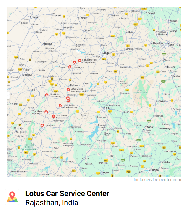 Lotus Car Service Center Near Me, Rajasthan, India