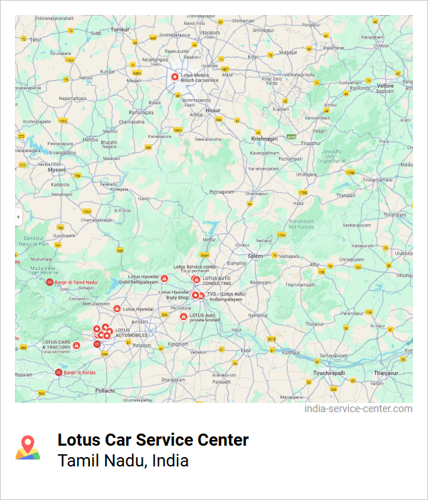 Lotus Car Service Center Near Me, Tamil Nadu, India