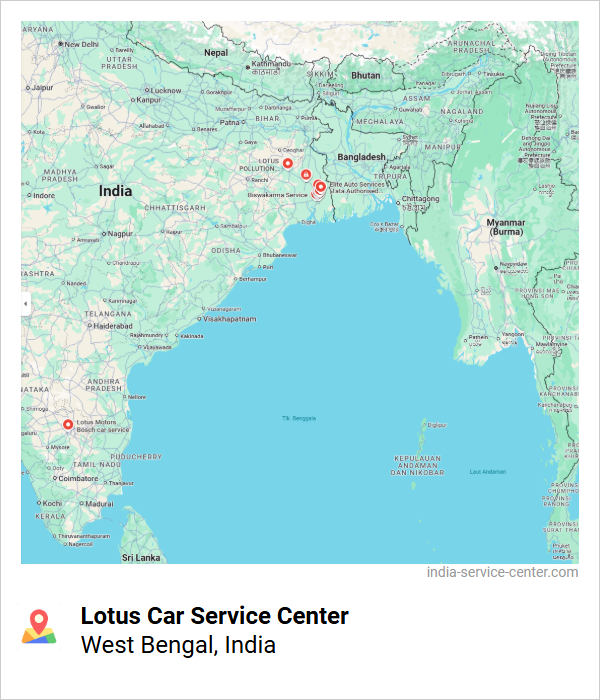 Lotus Car Service Center Near Me, West Bengal, India