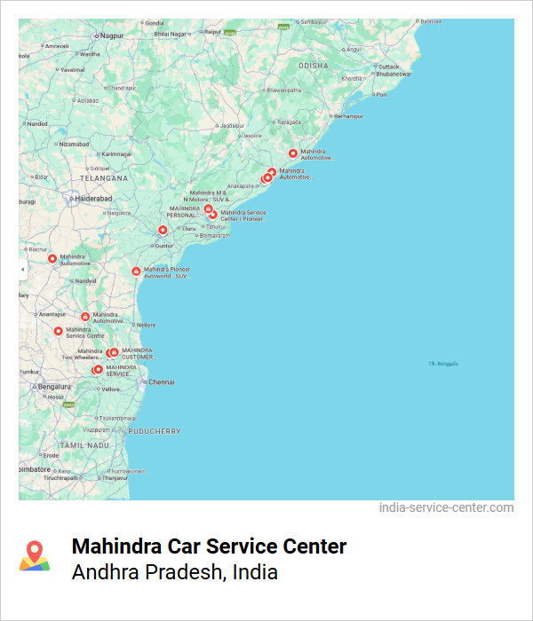 Mahindra Car Service Center Near Me, Andhra Pradesh, India