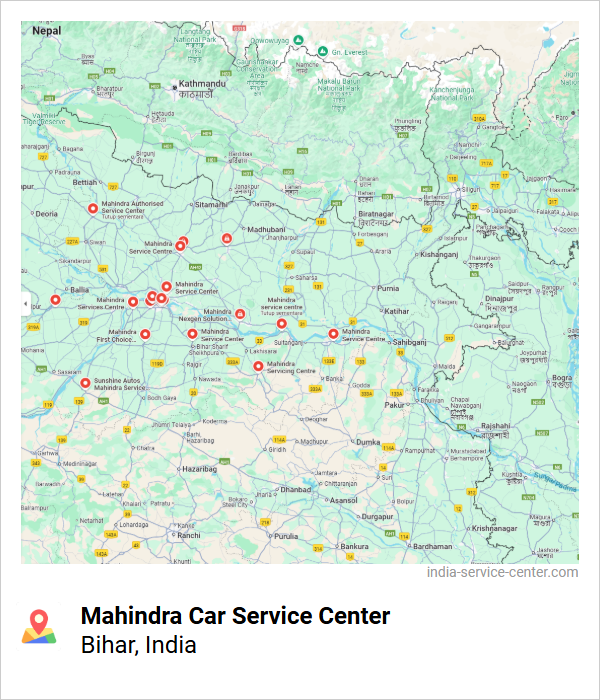 Mahindra Car Service Center Near Me, Bihar, India