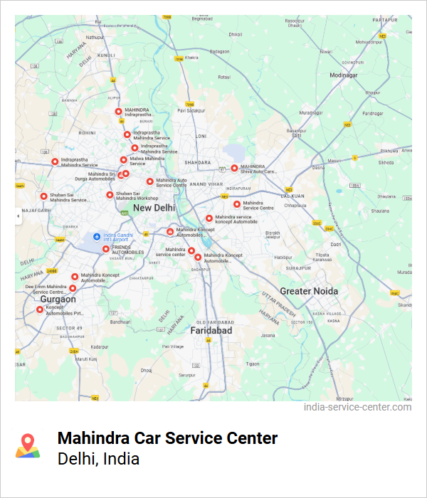 Mahindra Car Service Center Near Me, Delhi, India