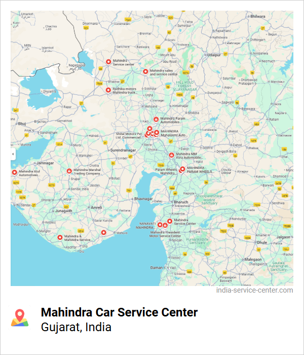 Mahindra Car Service Center Near Me, Gujarat, India