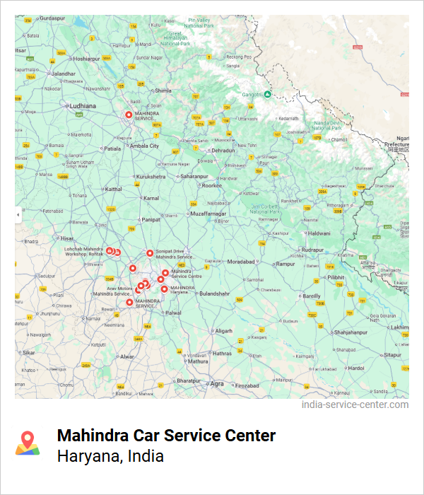 Mahindra Car Service Center Near Me, Haryana, India