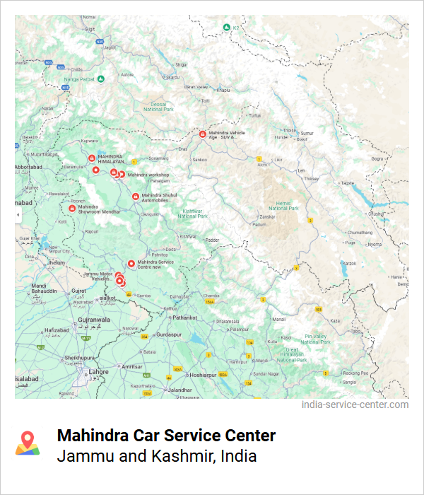 Mahindra Car Service Center Near Me, Jammu and Kashmir, India