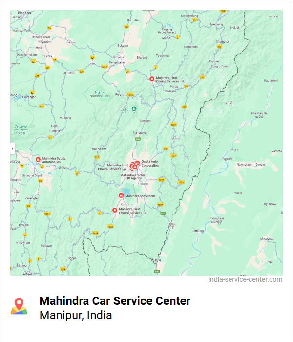 Mahindra Car Service Center Near Me, Manipur, India