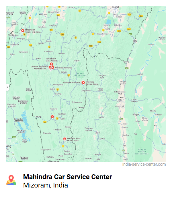 Mahindra Car Service Center Near Me, Mizoram, India