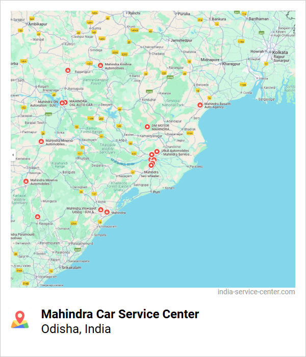 Mahindra Car Service Center Near Me, Odisha, India