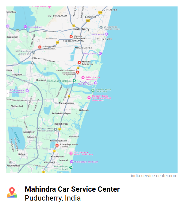 Mahindra Car Service Center Near Me, Puducherry, India